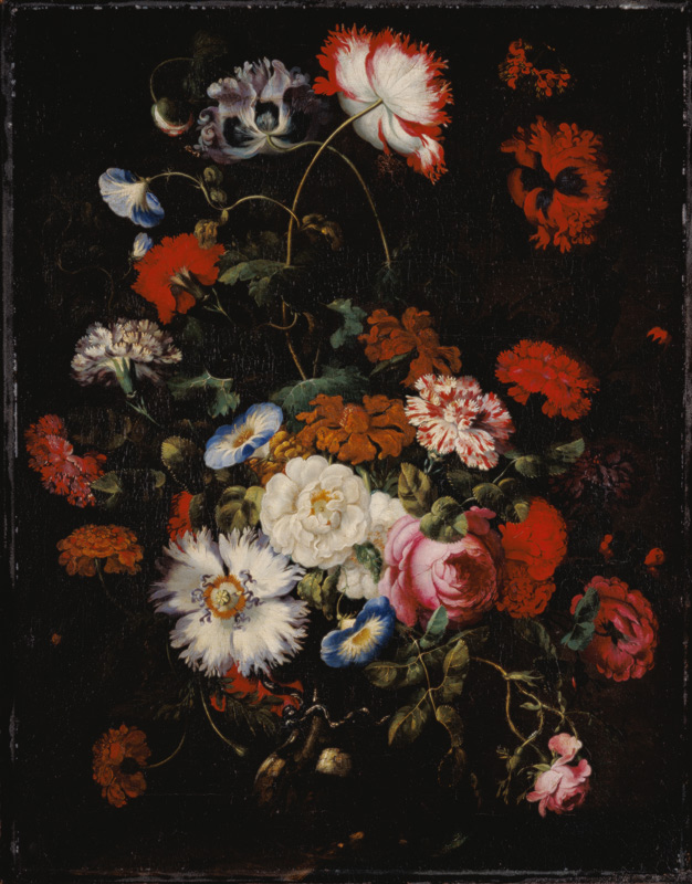 Blumenstilleben in einer Glasvase von Jan Peeter Brueghel
