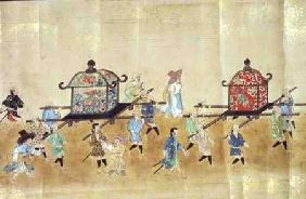 Part of the Sixth Korean Embassy to Japan at the time of Tokugawa Ietsuna's succession in 1651 possi 1655-57