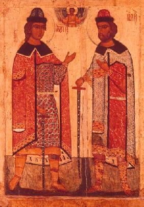 Die Heiligen Boris und Gleb 1550