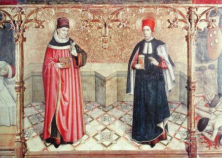 St. Cosmas and St. Damian von Jaume Huguet