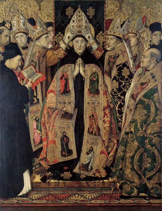 Die Bischofsweihe des Heiligen Augustinus von Jaume Huguet