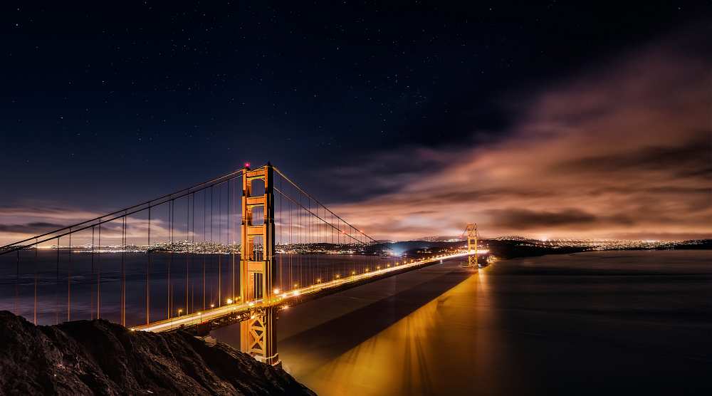 Golden Gate to Stars von Javier De la
