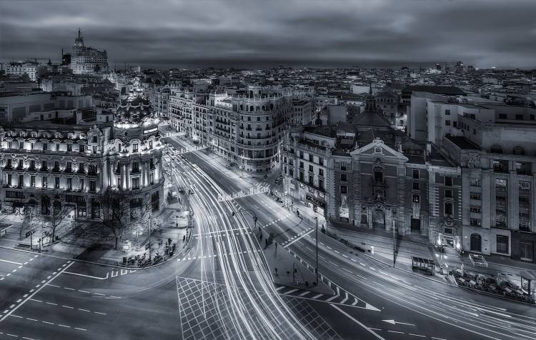 Madrid City Lights von Javier De la