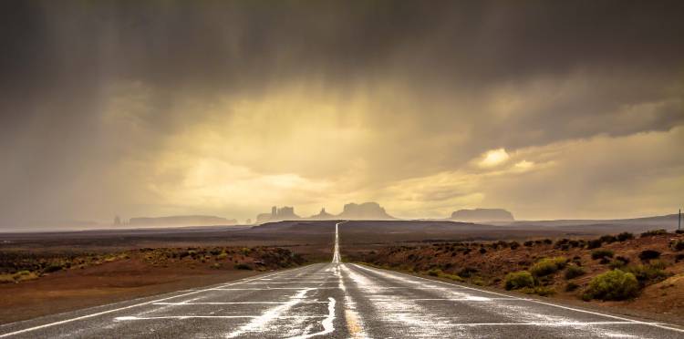 Strom in Monument Valley von Javier De la