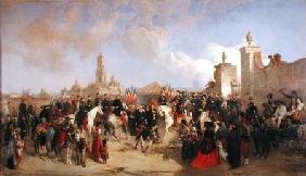 Entrance of the French Expeditionary Corps into Mexico City, 10th June 1863 1869