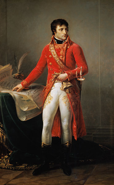 Napoleon Bonaparte / Gem.v.A.J.Gros von Jean-Antoine Gros