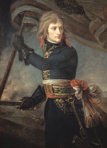 Bonaparte an der Brücke von Arcola von Jean-Antoine Gros