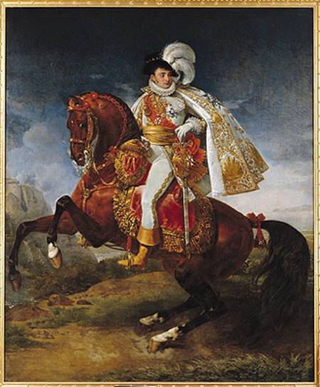 Equestrian Portrait of Jerome Bonaparte (1784-1860) von Jean-Antoine Gros