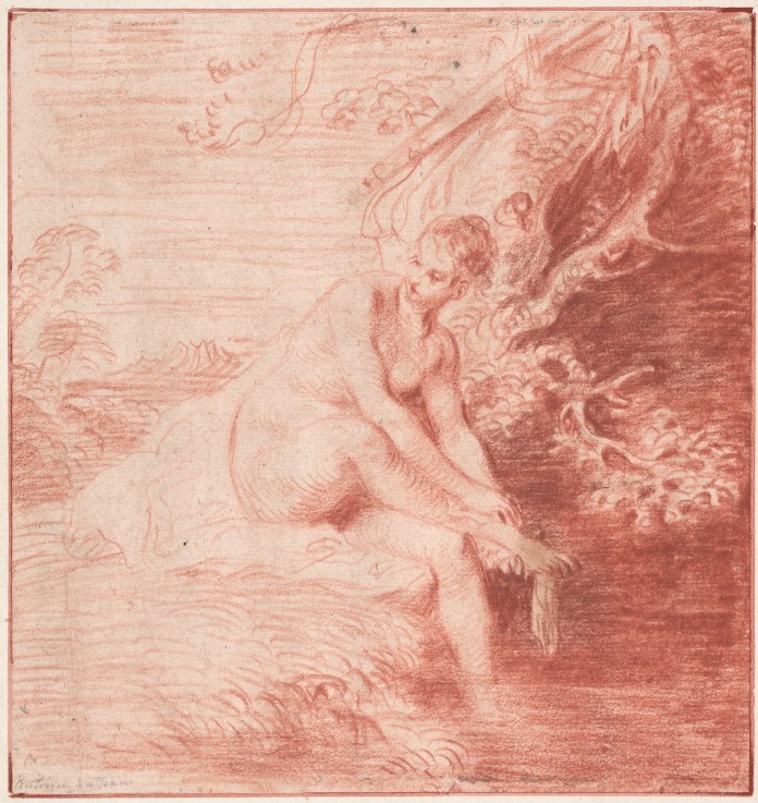 Das Bad der Diana von Jean Antoine Watteau