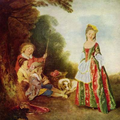Der Tanz von Jean-Antoine Watteau