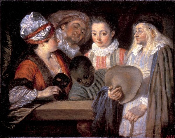 Watteau / Return from the Ball von Jean-Antoine Watteau