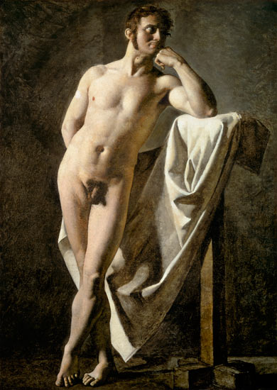 Anatomische Studie eines Mannes. von Jean Auguste Dominique Ingres