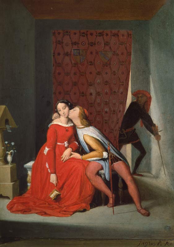 Paolo und Francesca von Jean Auguste Dominique Ingres