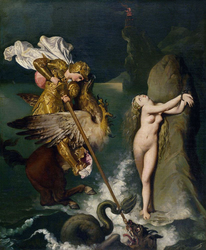 Roger befreit Angelika von Jean Auguste Dominique Ingres