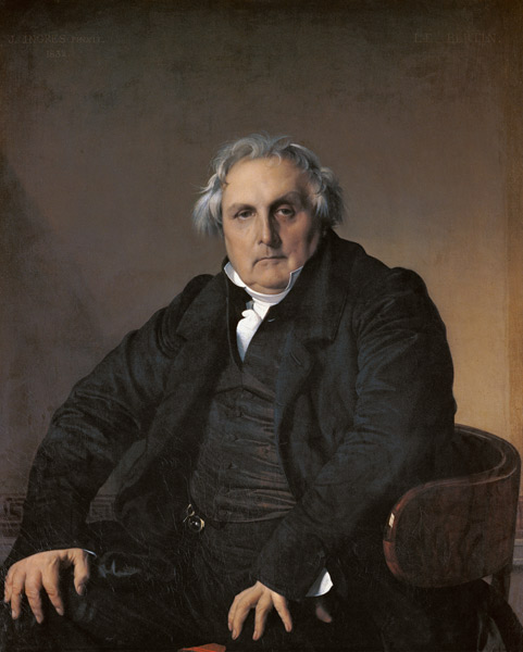 Bildnis Louis-François Bertin von Jean Auguste Dominique Ingres