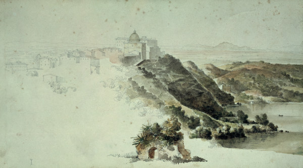 Castel Gandolfo von Jean Auguste Dominique Ingres
