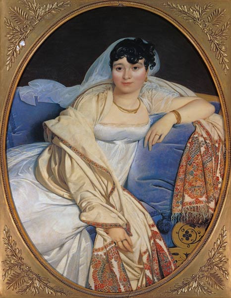 Bildnis der Madame Rivière von Jean Auguste Dominique Ingres