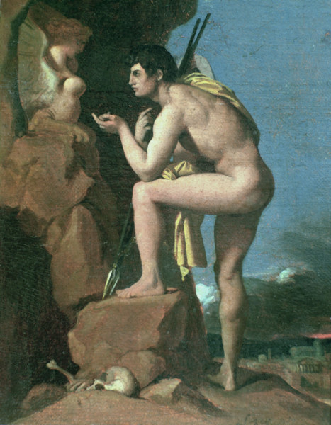 J.A.D.Ingres,  Ödipus und die Sphinx von Jean Auguste Dominique Ingres