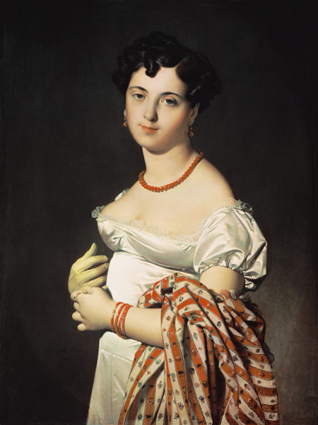 Madame Henri-Philippe-Joseph Panckouke (1787-1865) von Jean Auguste Dominique Ingres