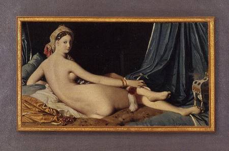 Odalisque von Jean Auguste Dominique Ingres
