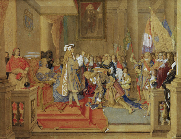 Philipp V. v.SP verleiht Orden von Jean Auguste Dominique Ingres