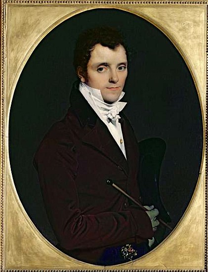 Portrait of Edme Bochet (1783-1871) von Jean Auguste Dominique Ingres