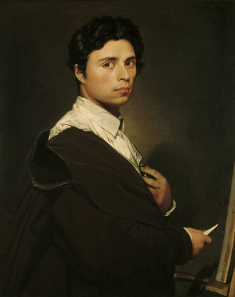 Selbstbildnis 1804 von Jean Auguste Dominique Ingres