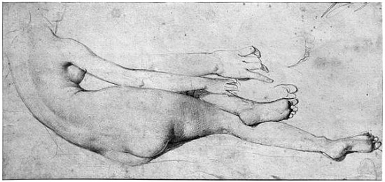 Study for The Grande Odalisque (see also 233244) von Jean Auguste Dominique Ingres
