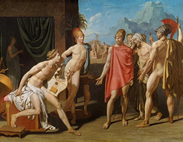 Achill empfängt die Abgesandten Agamemnons 1801