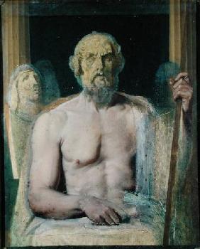 Homer, study for The Apotheosis of Homer 1826-27