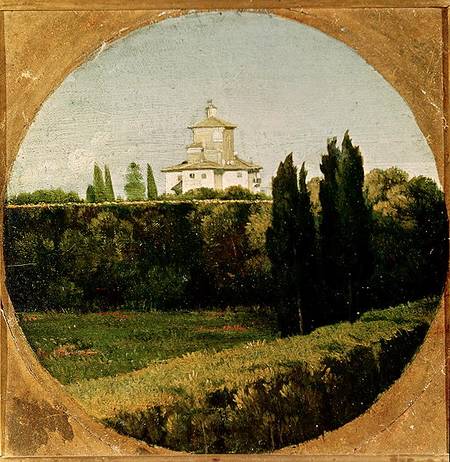 View of the Villa Medici, Rome von Jean Auguste Dominique Ingres