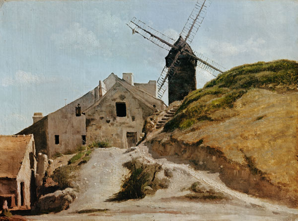 Moulin de la Galette von Jean-Baptiste Camille Corot