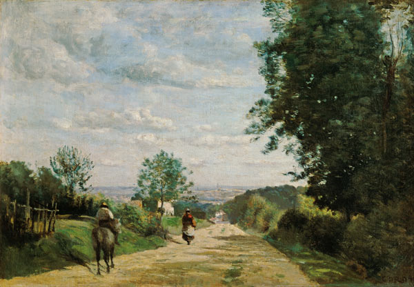 The Road to Sevres von Jean-Baptiste Camille Corot