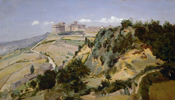 Volterra von Jean-Baptiste Camille Corot