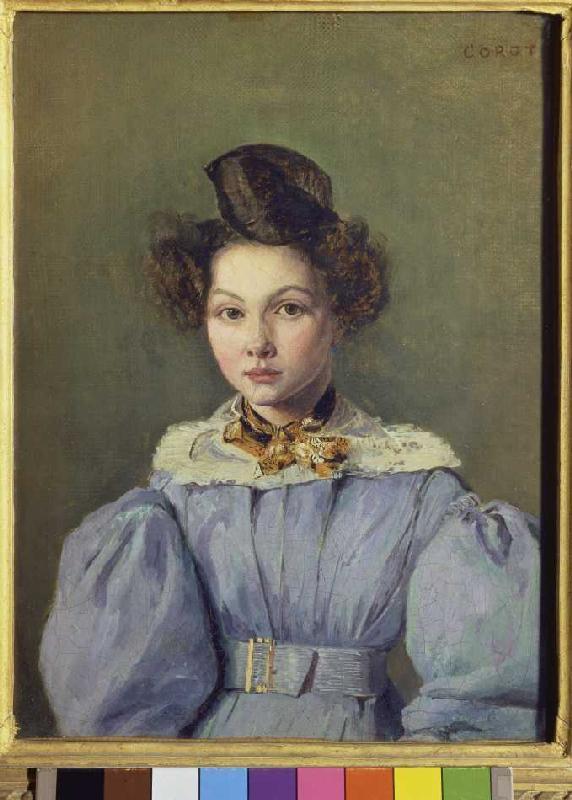 Bildnis der Marie-Louise Sennegan von Jean-Baptiste Camille Corot