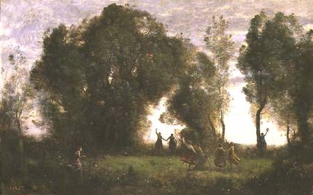 The Dance of the Nymphs von Jean-Baptiste Camille Corot