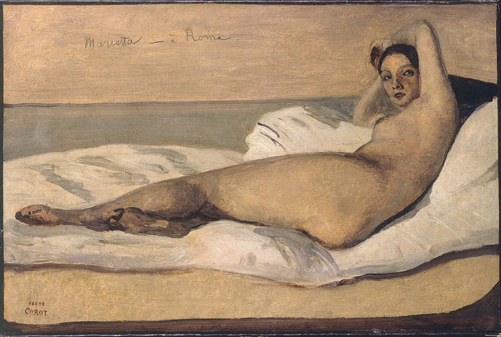Marietta (Die Römische Odaliske) von Jean-Baptiste Camille Corot