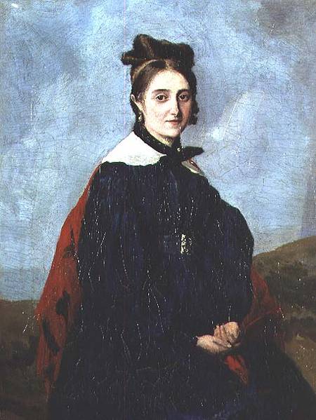 Mlle. Alexina Ledoux von Jean-Baptiste Camille Corot