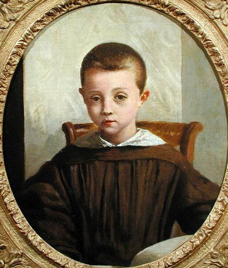 The Son of M. Edouard Delalain von Jean-Baptiste Camille Corot