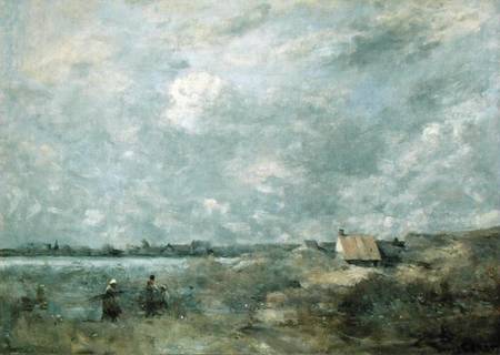 Stormy Weather, Pas de Calais von Jean-Baptiste Camille Corot