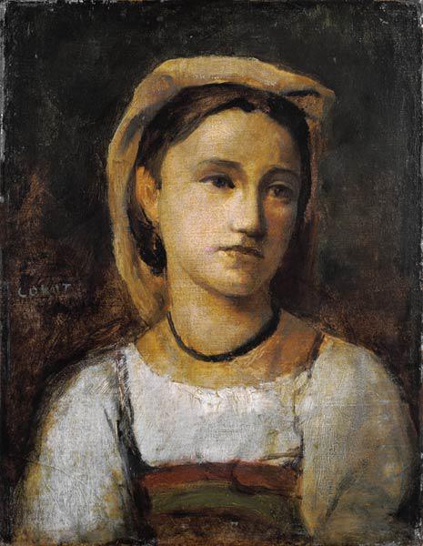 Bildnis eines italienischen Mädchens. um 1870