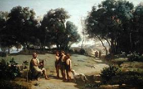 Homer and the Shepherds in a Landscape 1845