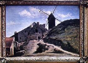 A Windmill at Montmartre 1840-45