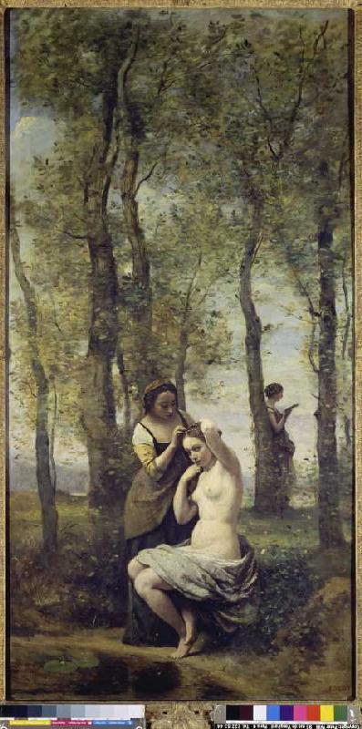 Die Toilette im Walde von Jean-Baptiste Camille Corot
