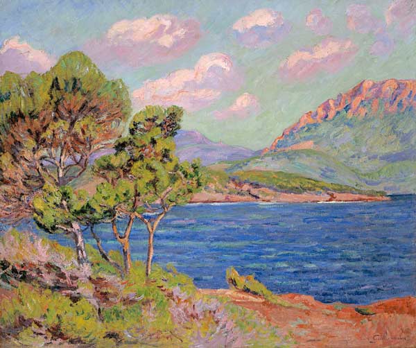 La baie d'Agay, Cote d'Azur von Jean-Baptiste Armand Guillaumin