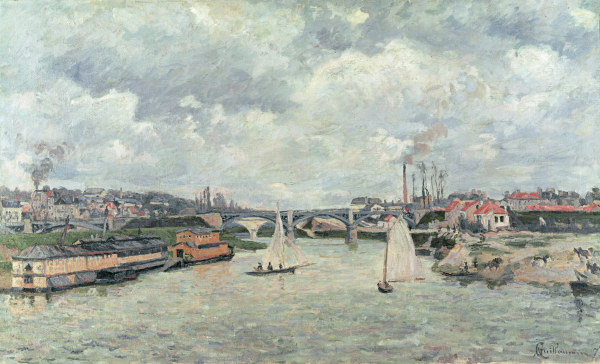 A.Guillaumin, Hafen von Charenton, 1878 von Jean-Baptiste Armand Guillaumin