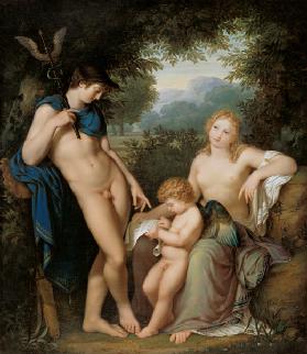 Der Unterricht Amors durch Venus und Merkur 1792