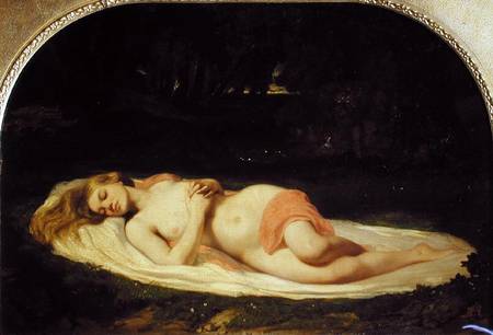 Sleeping Nymph von Jean Baptiste Ange Tissier