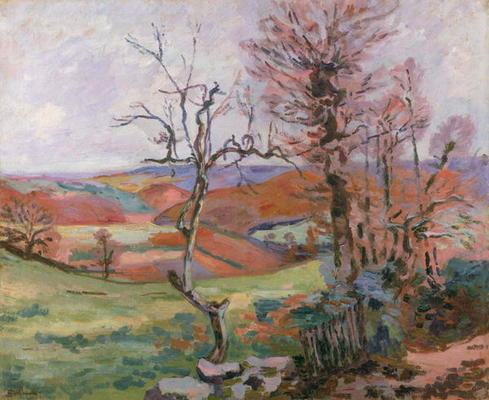 The Puy Barion at Crozant, Brittany (oil on canvas) von Jean Baptiste Armand Guillaumin