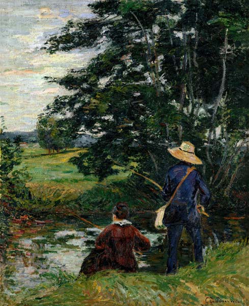 The Anglers, c.1885 von Jean Baptiste Armand Guillaumin